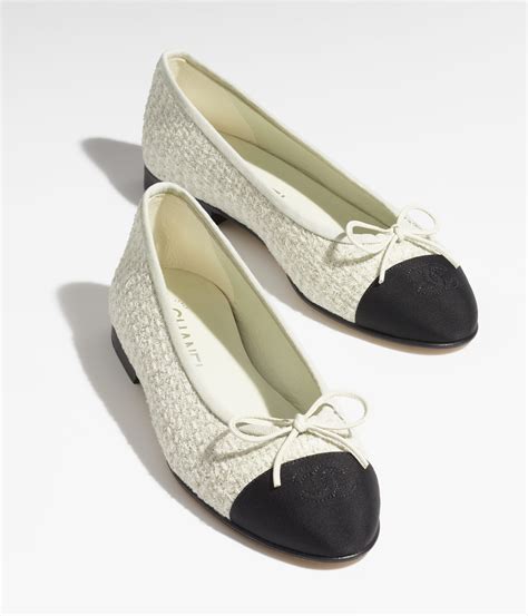 chanel flats tweed|chanel ballet flats price euro.